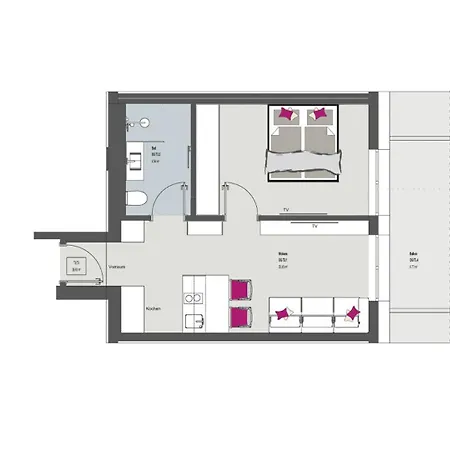 Dorf570 מלון דירות 4*